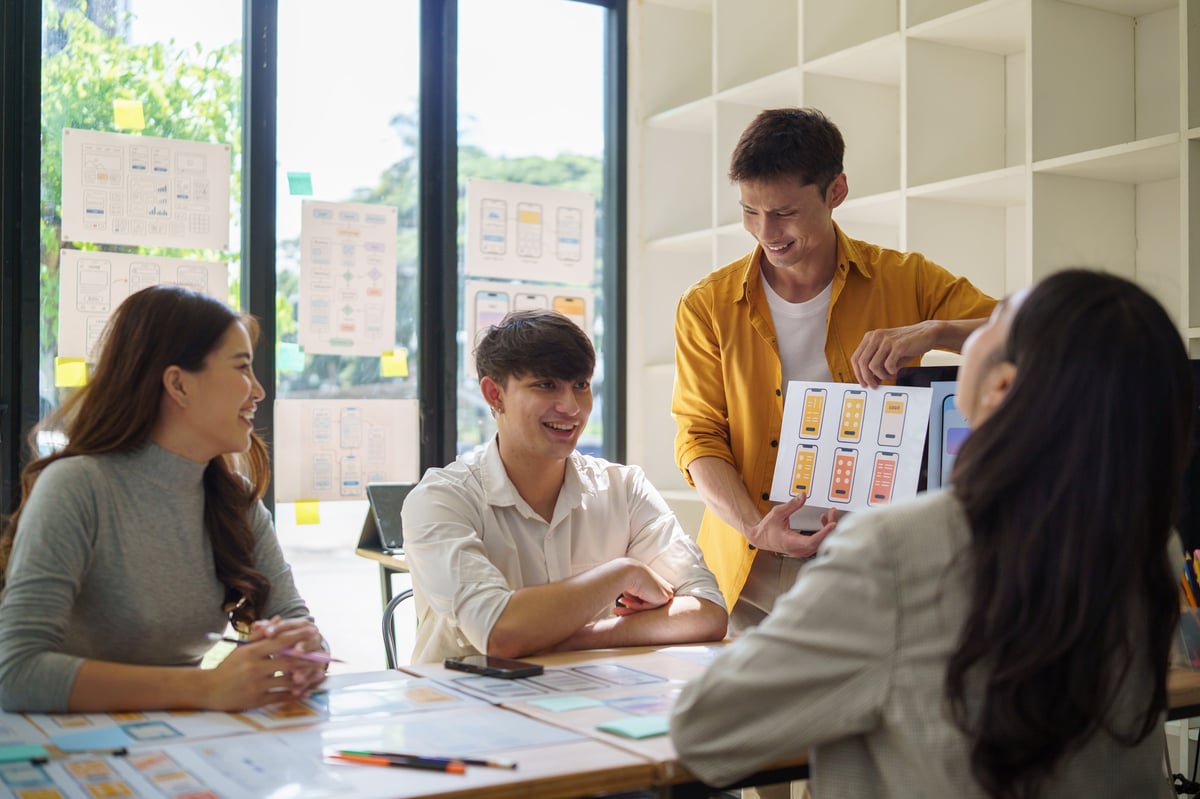 Creative agency workspace